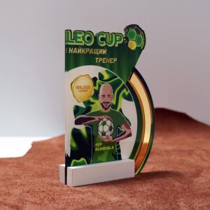 Статуетка нагорода номінації з футболу LEO CUP 13х18см АРТПРИЗ SNLC694