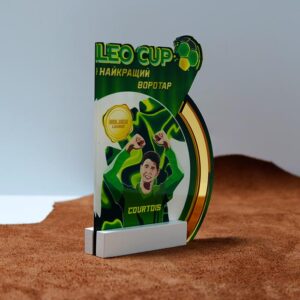 Статуетка нагорода номінації з футболу LEO CUP 13х18см АРТПРИЗ SNLC694