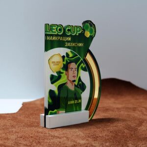 Статуетка нагорода номінації з футболу LEO CUP 13х18см АРТПРИЗ SNLC694