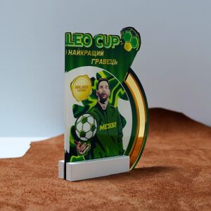 Статуетка нагорода номінації з футболу LEO CUP 13х18см АРТПРИЗ SNLC694