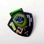 Медаль акрилова зі стрільби "Кабан, що біжить" Розмір 7х7см MKB773