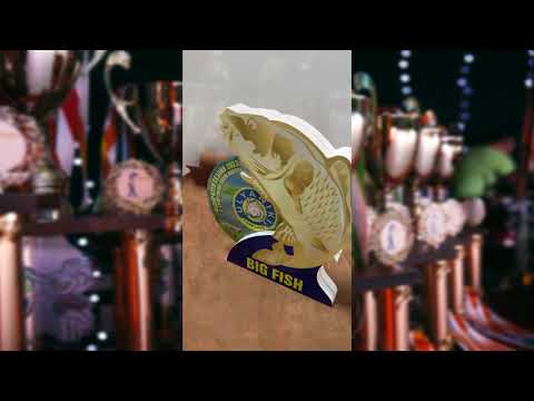 Нагорода з рибаловлі  БІГ ФІШ, Висота 36см