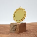 Медаль МА3600-070 Золото Д70мм место под жетон 50мм