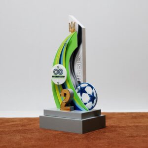 Нагорода футбольна NO LIMITS CUP 15x30см АРТПРИЗ 906NZ3