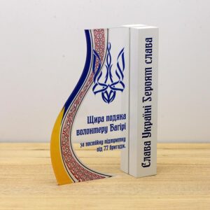 Подяка Волонтеру за підтримку від військових 20х15см АРТПРИЗ 282P3