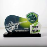 Нагорода акрилова Кабан, що біжить Розмір 25х17см NKB2517