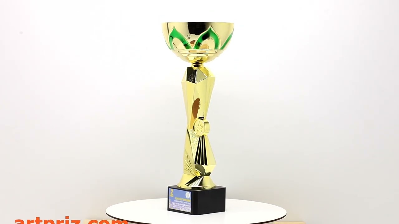 Кубок K5052В нагорода з великою чашею та місцем під жетон D25мм h32см