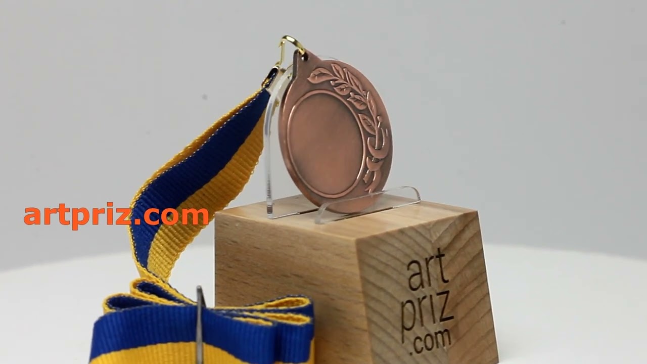 Медаль MA1440 Бронза Д40мм Жетон Д25мм універсальна