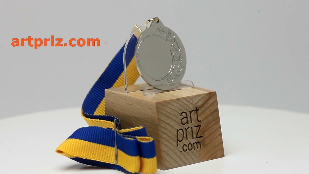 Медаль MA1440 Срібло Д40мм Жетон Д25мм універсальна