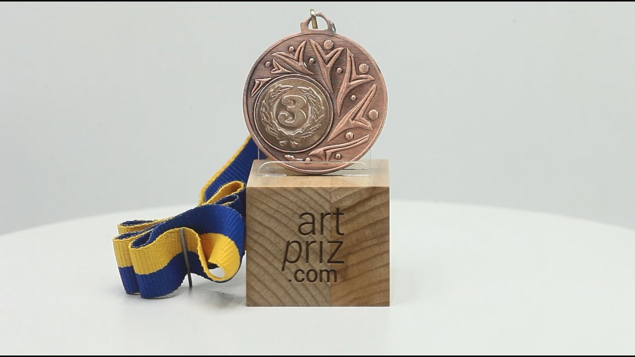 Медаль MA216 Бронза D50мм Жетон D25мм універсальна