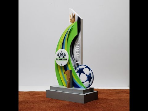 Нагорода футбольна NO LIMITS CUP 15x30см АРТПРИЗ 906NZ3