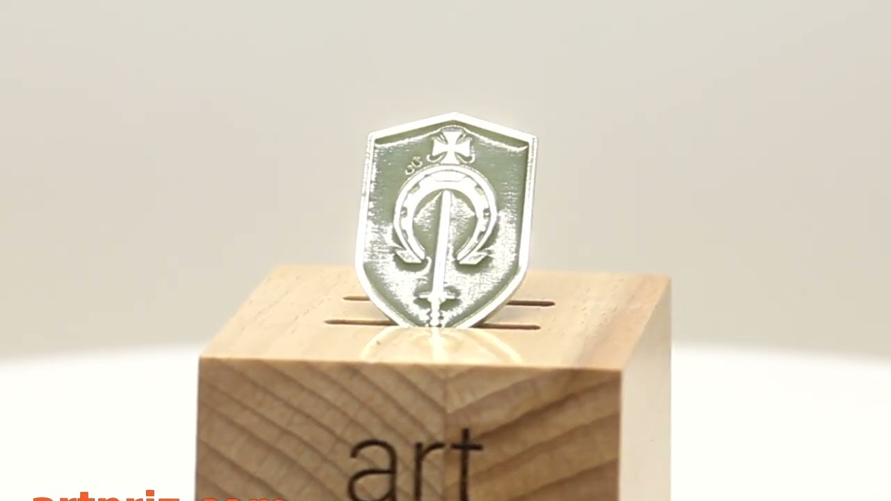 Значок металевий нагрудний військовий 67 Батальон 35*25мм ARTPRIZ ZMNVB67