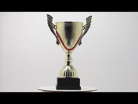 Кубок 5064А Пластикова нагорода чаша з ручками супернагорода h37см