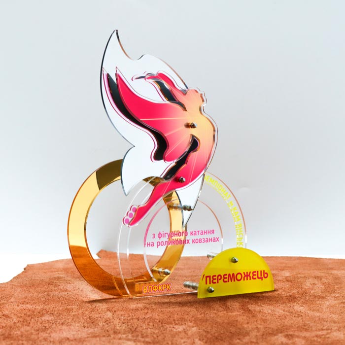 Приз Фигурное катание на роликовых коньках 25Х20СМ АРТПРИЗ 1058N3