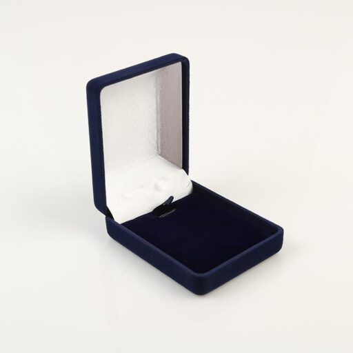 Футляр оксамитовий (бархатний) для медалей нагород, монет, орденів, значків 75х60х30мм FB311BL