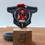 Медаль турнир памяти МСУМК по БОКСУ Р. П. ОГЛУ размер 85х70мм 1198М3