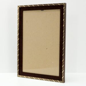 Рамка для дипломів фотографій Колір коричньово-золотий Формат А4 30x21см PGBRA4