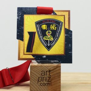 Медаль металева JU-JITSU Розмір 75x75мм 1858M23