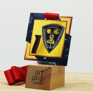 Медаль металева JU-JITSU Розмір 75x75мм 1858M23