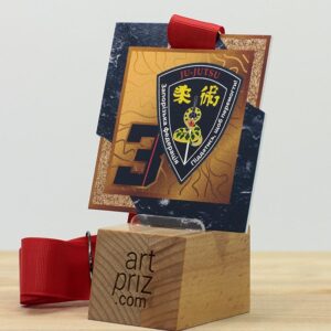 Медаль металева JU-JITSU Розмір 75x75мм 1858M23