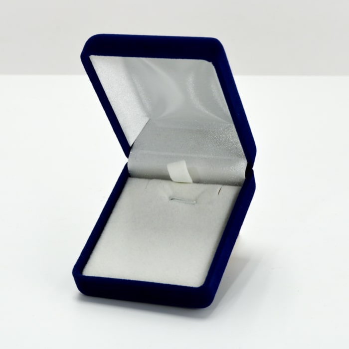 Футляр оксамитовий (бархатний) для медалей, нагород, монет, орденів, значків 75х60х30мм FB34B