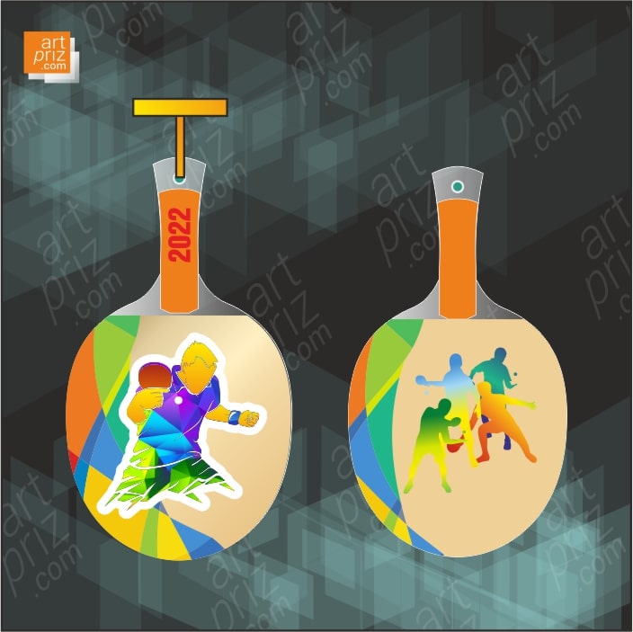 Медаль акрилова Теніс Розмір 10,7х6см 279MA22