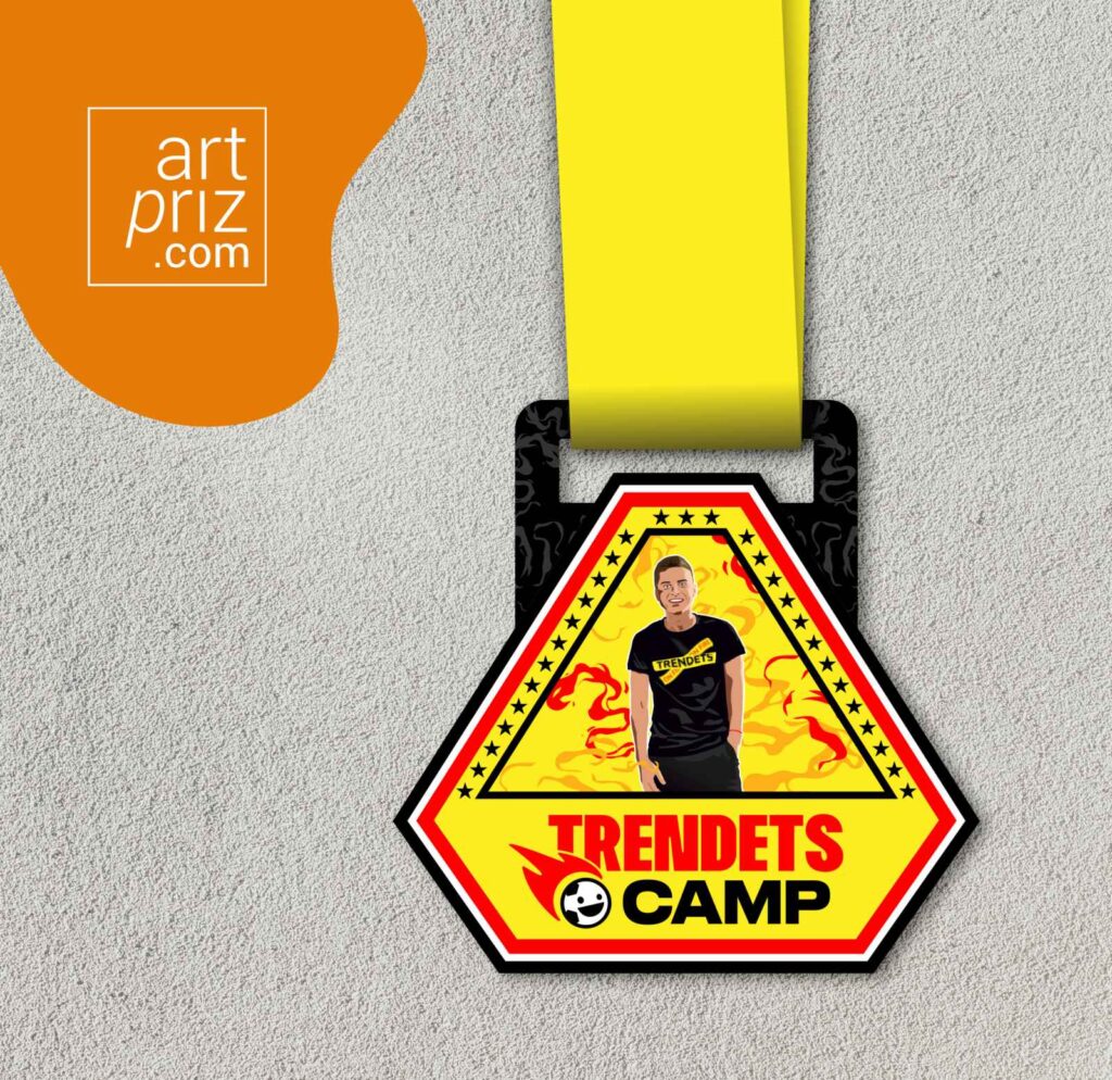 Медаль акриловая Trendec Cump Размер 60х60мм M60TC23