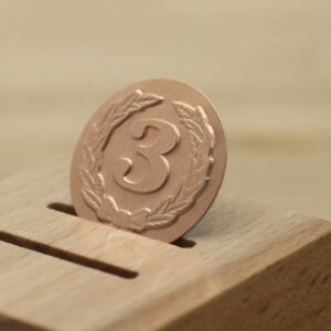 Жетон Д25мм 3 місце G2503-1