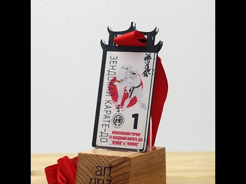 Медаль МІЖКЛУБНИЙ ТУРНІР З ЗЕНДОКАЙ КАРАТЕ-ДО Розмір 95x70мм 1966М23