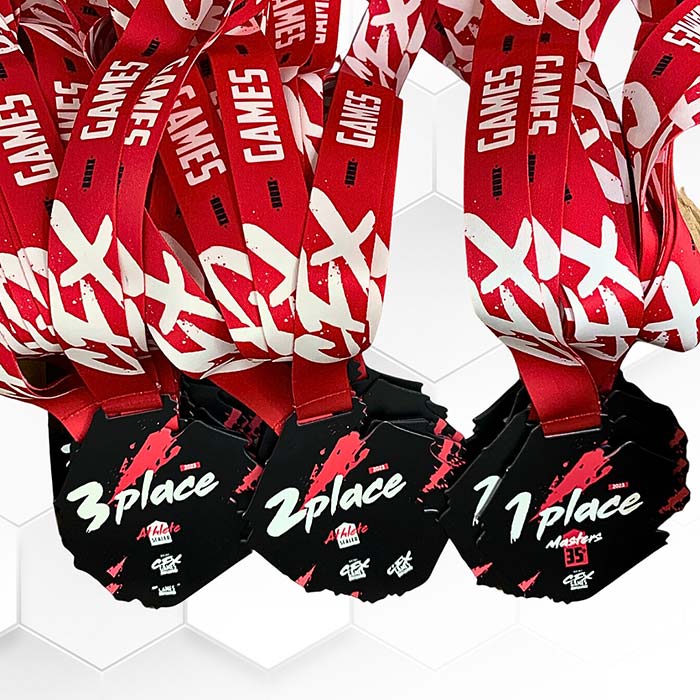 Медаль CFX GAMES металева 10x10см АРТПРИЗ 1067M3