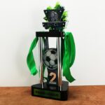 Кубок футбольний на колонах LEO CUP 24x70см ARTPRIZ 3774K3