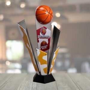 Премиум кубок з Баскетболу Львівська Шкільна Ліга 27x62см АРТПРИЗ 1983B2