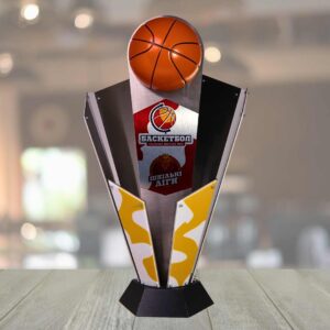 Премиум кубок з Баскетболу Львівська Шкільна Ліга 27x62см АРТПРИЗ 1983B2