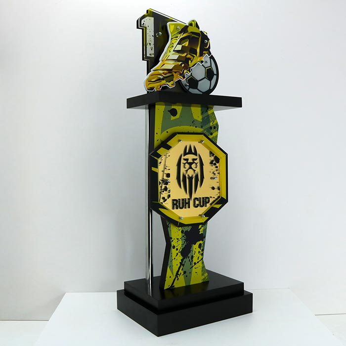 Кубок футбольний RUH CUP 2023 22x60см АРТПРИЗ 2631K3