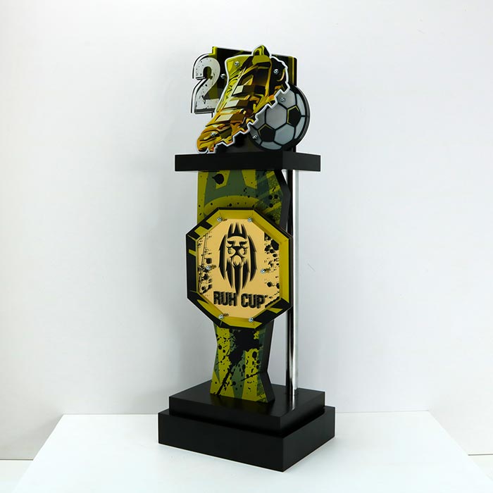 Кубок футбольний RUH CUP 2023 22x60см АРТПРИЗ 2631K3