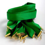 Стрічка текстурна зелена 25 мм