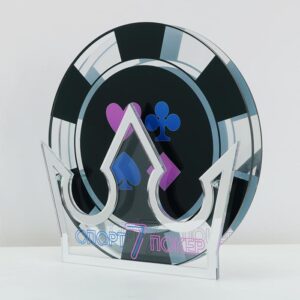 Приз СПОРТ 7 ПОКЕР H25 см АРТПРИЗ 3668N3