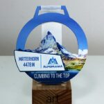 Медаль по Альпинизму Альпомания гора Маттерхорн 95x100мм АРТПРИЗ 88MA3