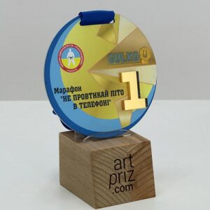 Медаль металева з Єдиноборств GULKO 90мм АРТПРИЗ 2960M3