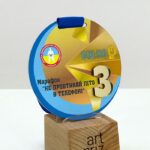 Медаль металева з Єдиноборств GULKO 90мм АРТПРИЗ 2960M3