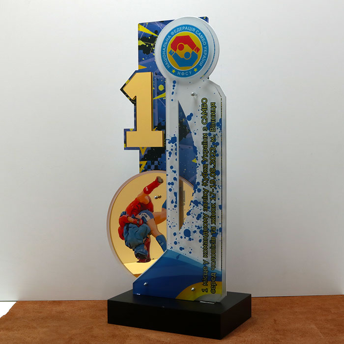 Кубок Командний з САМБО "Юна Україна" 23x50см АРТПРИЗ 3409K3