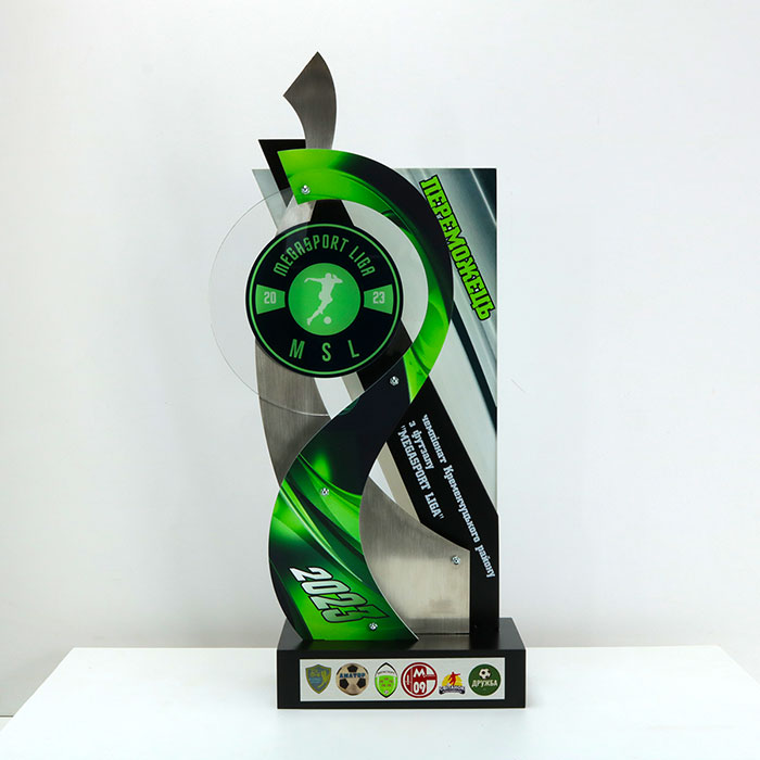 Кубок для Футзала MEGASPORT LIGA 22x45см АРТПРИЗ 3785K3