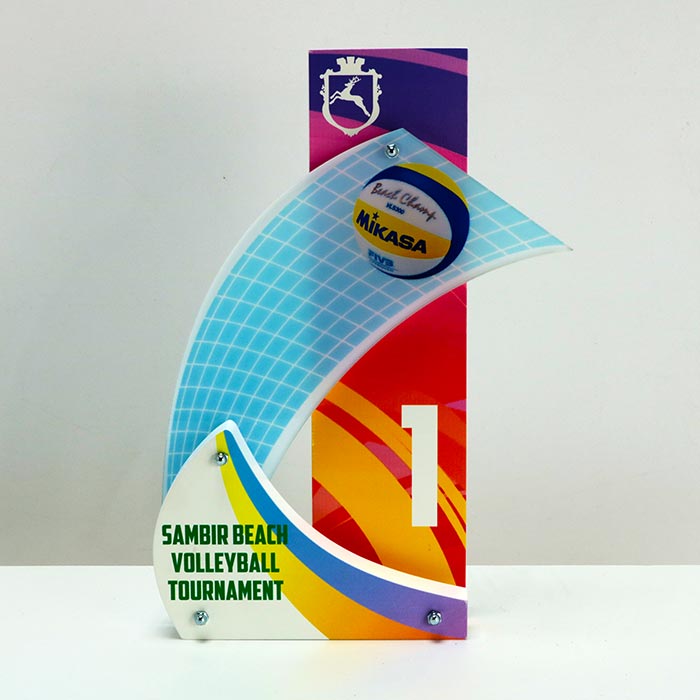 Приз Волейбол SAMBIR BEACH VOLLEYBALL TOURNAMENT 24x17см АРТПРИЗ 66N3