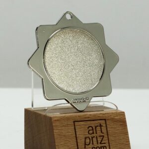 Медаль MA5014 Срібло зі стрічкою D50мм місце під жетон Д25мм