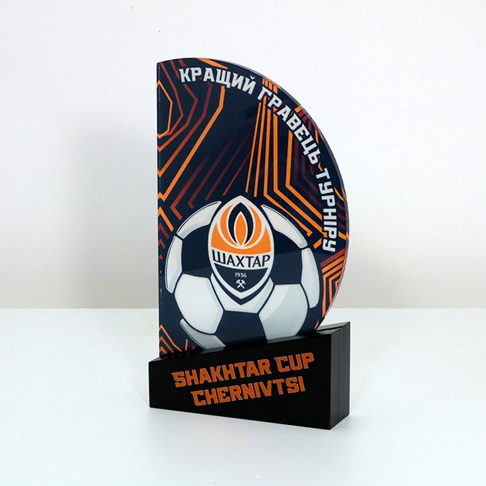 Нагорода футбольна ФК ШАХТАР Кращий Гравець 17x9,5см АРТПРИЗ 2760NK3