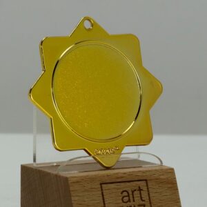 Медаль MA5014 Золото, метал, розмір 50мм Жетон 25мм універсальна