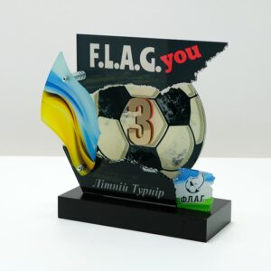 Нагорода футбольна F.L.A.G. Літній Турнір 20x21см АРТПРИЗ 2788N3