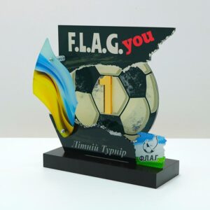 Нагорода футбольна F.L.A.G. Літній Турнір 20x21см АРТПРИЗ 2788N3