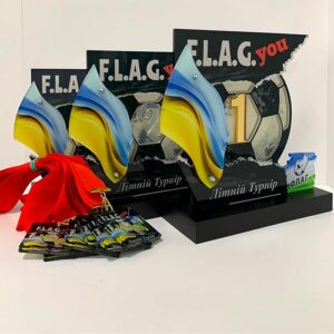 Нагорода футбольна F.L.A.G. Літній Турнір 20x21см АРТПРИЗ 2788N3