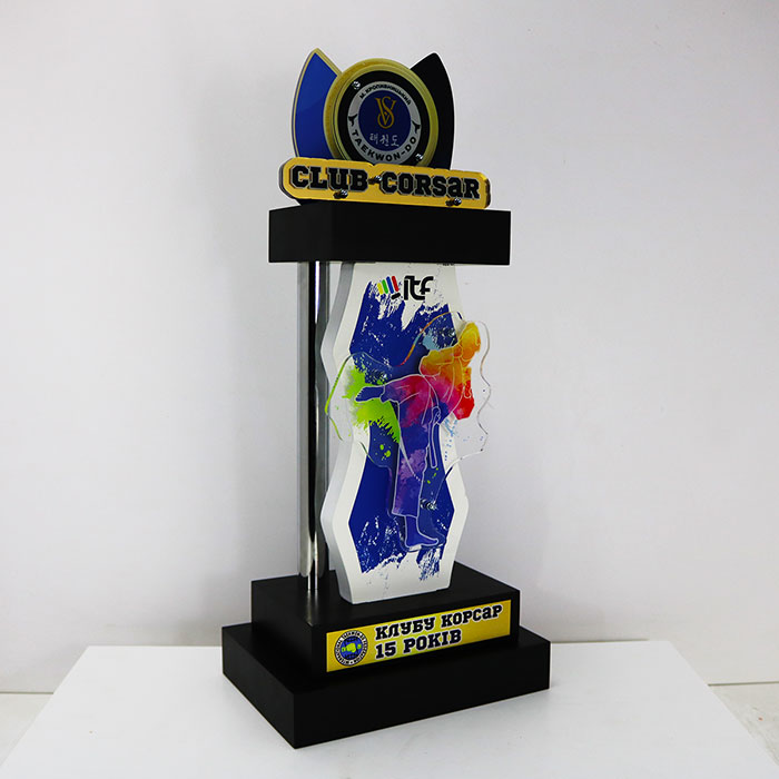 Кубок з ТАЕКВОН-ДО клуб KORSAR 22Х50СМ АРТПРИЗ 4232N3